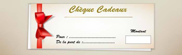 chèque cadeaux