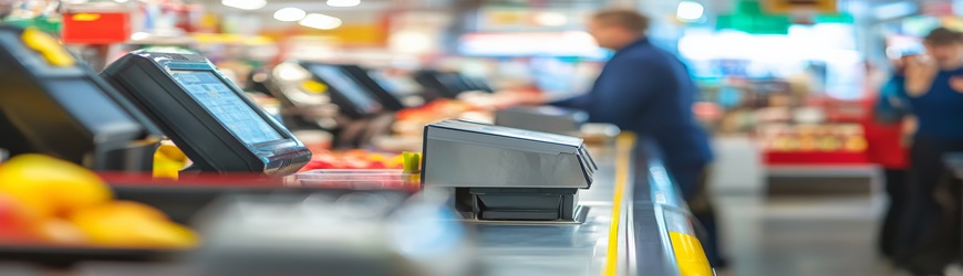 caisse enregistreuse avec scanner