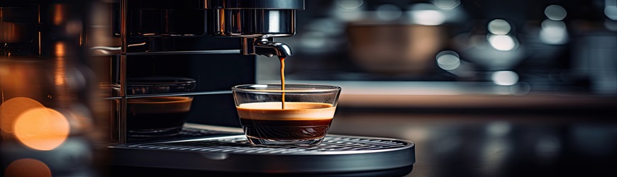 koffiemachine met bonen