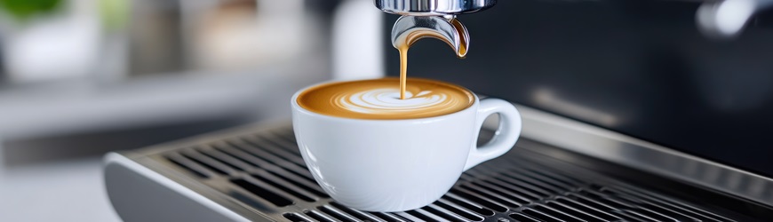 koffiemachine met bonen