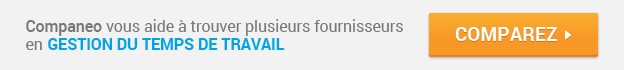 Commencez votre demande de devis en Gestion du temps de travail Companeo : Gestion du temps de travail : Comparez les devis